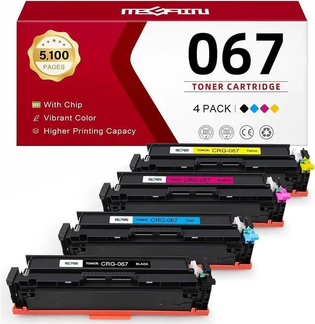 Main image of MEGAIN 067 Toner Cartridges Set Compatible for Canon 067 CartridgeSs Works with Color imageCLASS MF656Cdw MF654Cdw MF653Cdw MF650C LBP632Cdw LBP633Cdw LBP630C Series Printers (4 Pack)