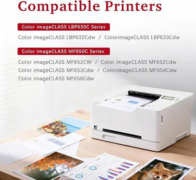 Alt view image 2 of 6 - MEGAIN 067 Toner Cartridges Set Compatible for Canon 067 CartridgeSs Works with Color imageCLASS MF656Cdw MF654Cdw MF653Cdw MF650C LBP632Cdw LBP633Cdw LBP630C Series Printers (4 Pack)