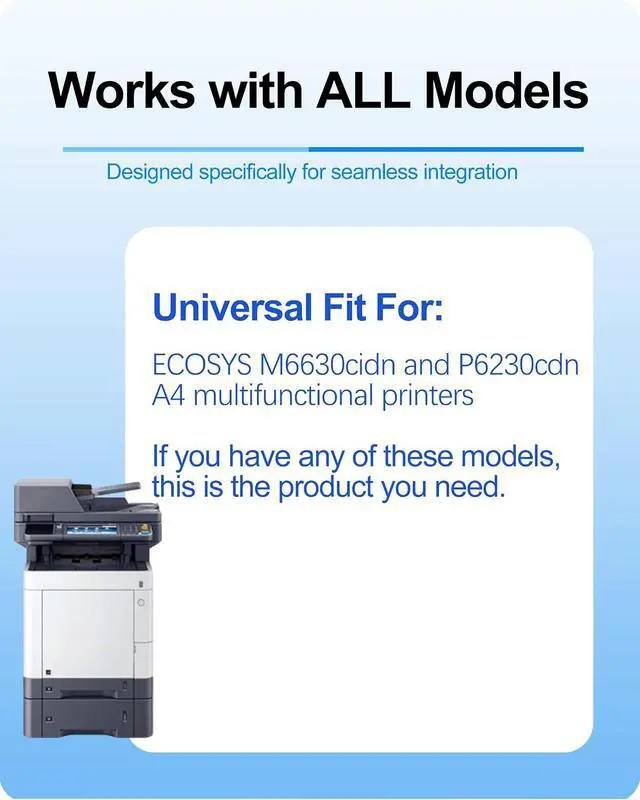Alt view image 4 of 7 - MasaiMara TK-5272 TK5272 TK-5272K TK-5272C TK-5272Y TK-5272M Compatible Toner Cartridges for Kyocera ECOSYS M6630cidn P6230cdn A4 Multifunctional Printer (4-Pack)
