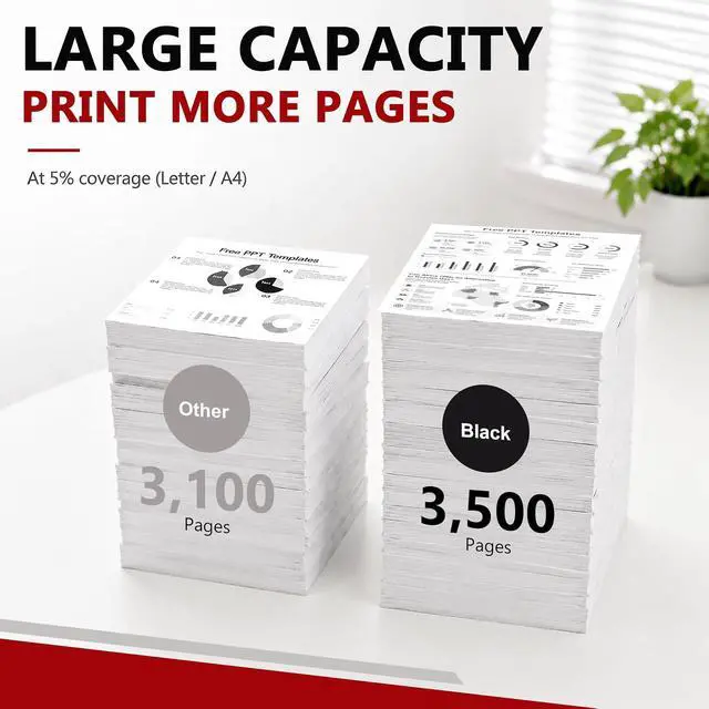 Alt view image 3 of 6 - 057 Toner Cartridges 2 Pack Black - Compatible for Canon 057 CRG-057 High Yield Toner Cartridge for imageCLASS MF455dw MF445dw MF448dw MF451dw MF443dw MF449dw LBP226dw LBP227dw MF440 LBP220 Printer