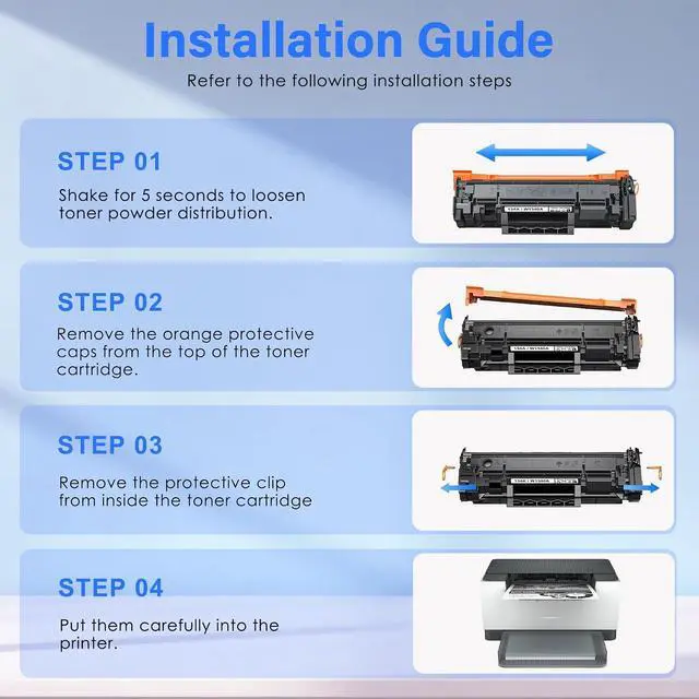 Alt view image 6 of 7 - 134A W1340A Black Toner Cartridge High-Yield 2 Pack for Laser M209dw