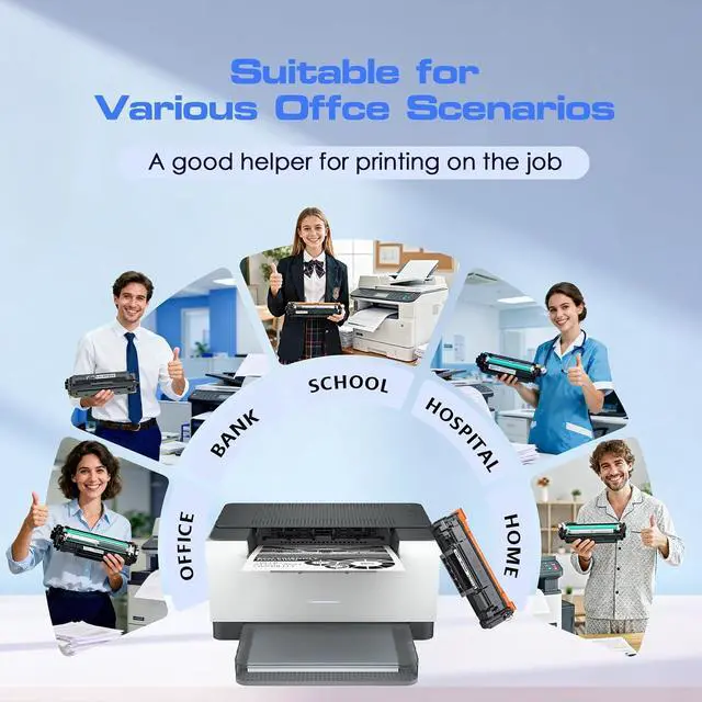 Alt view image 7 of 7 - 134A W1340A Black Toner Cartridge High-Yield 2 Pack for Laser M209dw
