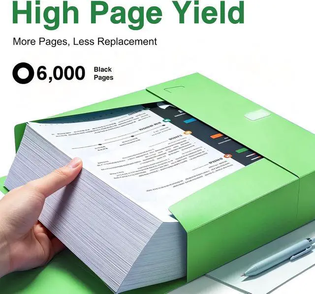 Alt view image 3 of 7 - B221X00 High Yield Black Toner Cartridge 1-Pack, Up to 6000 Pages, Compatible Replacement for Lexmark B221000 B221H00 B221X00, Work with B2236dw MB2236adw MB2236adwe MB2236i Printer