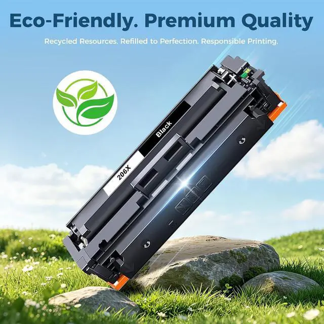 Alt view image 7 of 7 - 206X Toner Cartridges 4 Pack High Yield Laser jet Pro MFP M283fdw M283cdw