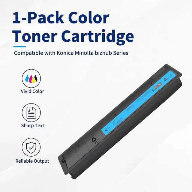 Alt view image 2 of 7 - TFC425U T-FC425U-C Cyan Toner Cartridge Replacement for E-Studio 2525AC 3025AC 3525AC 4525AC 5525AC 6525AC Printer (Cyan 1 Pack)