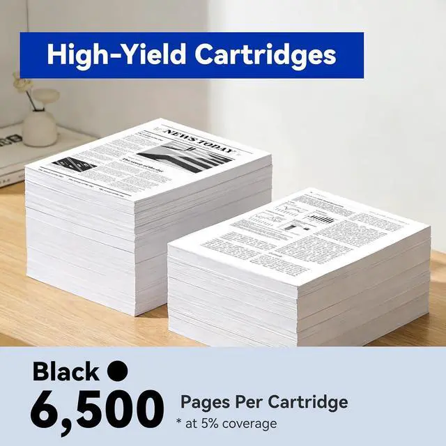 Alt view image 3 of 6 - B410 B415 Black Toner Cartridge Replacement for Xerox B415 B410 Black Toner Cartridge 006R04725-(6,500 Pages) Compatible for Xerox B410 VersaLink B415 B415DN B415VDN Printers Series-1 Pack