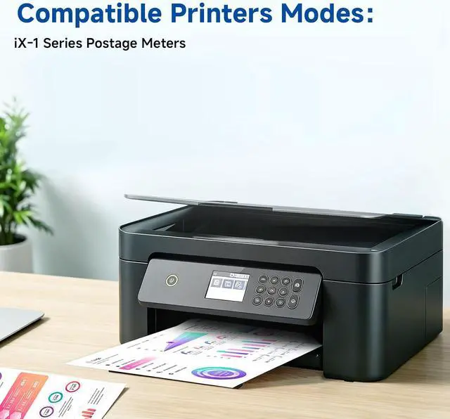 Alt view image 2 of 7 - IXINK1 Red Ink Cartridge Smart-Auto Ink Cartridge Compatible for iX-1 Mailing Machine Fluorescent Red Postage Meter Ink