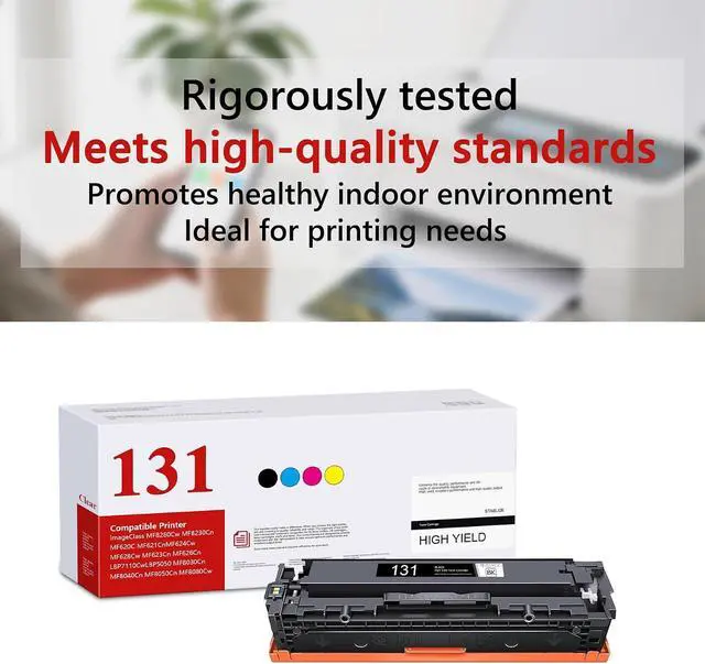Alt view image 6 of 7 - 131 Toner Cartridge (1Pack,Black) Replacement for Canon 131 for Color ImageCLASS MF8280Cw MF624Cw MF628Cw Printer
