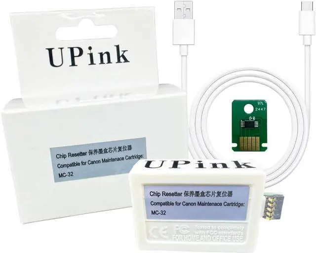 Main image of UPink MC32 MC-32 Maintenance Box Chip Resetter Compatible for Canon TC-5200 TC-5200M TC-20 TC20 TC5200 Printer