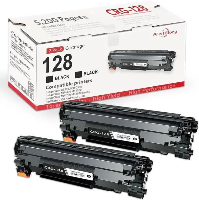 Main image of 128 Black Toner Cartridge 2 Pack Replacement for Canon 128 CRG-128 Toner