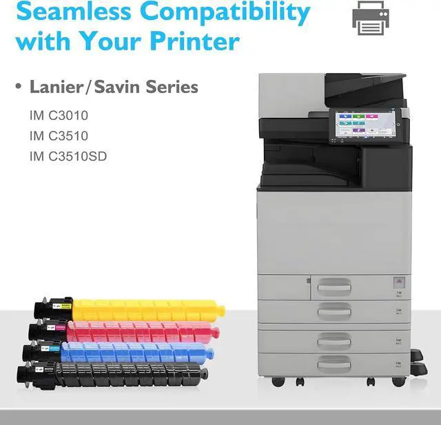 Alt view image 2 of 7 - Compatible IM C3510 IM C3010 Toner Cartridge Replacement for Ricoh