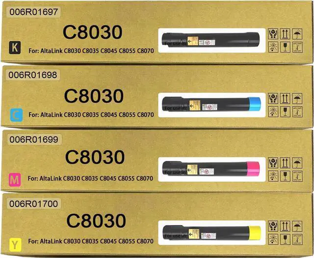 Main image of Altalink C8030 C8035 C8045 C8055 C8070 Toner Cartridges Compatible with Xerox AltaLink C8030 C8035 C8045 C8055 C8070 Printer - 006R01697 006R01698 006R01699 006R01700 (4-Pack)