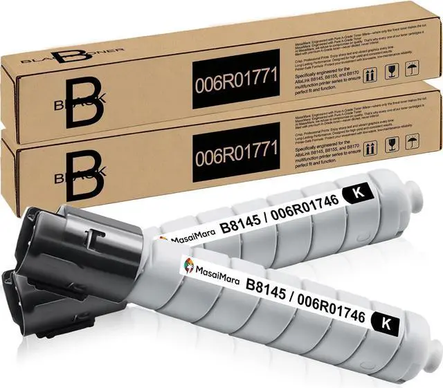 Main image of MasaiMara 006R01771 B8145 B8155 B8170 High Capacity Compatible Toner Cartridge for Xerox Altalink B8145 B8155 B8170 Printers (Black, 2-Pack)