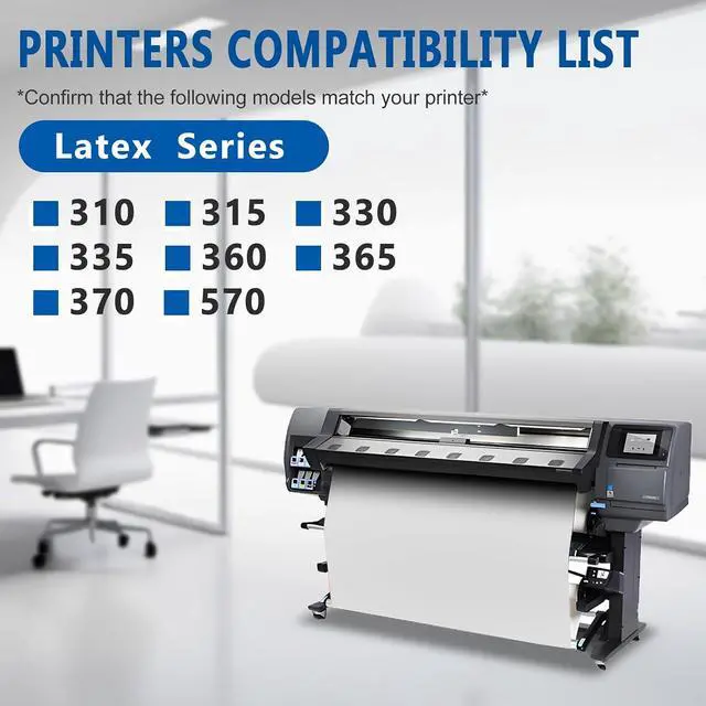 Alt view image 2 of 7 - 831 831A Ink Cartridge Cyan CZ683A Replacement for Latex 310 315 330 335 360 365 370 570 Printers (1-Pack, 775ml)