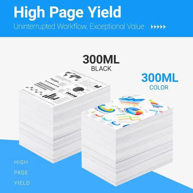Alt view image 4 of 7 - 746 Ink Cartridge Replacement for HP 746 Chromatic Red Ink Cartridge P2V81A for DesignJet Z6 DesignJet Z9+ Large Format Printer (300ml)