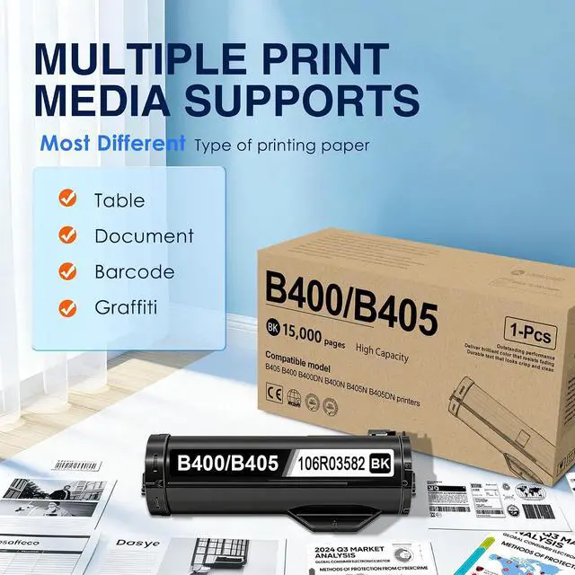 Alt view image 5 of 7 - 106R03582 High Yield Black Toner Cartridge (15,000 Pages, 1 Pack)