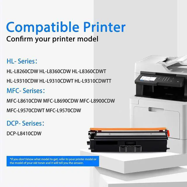 Alt view image 2 of 7 - TN431 Toner Cartridge Replacement Brother TN-431 3PK, Cyan Magenta Yellow Toner Cartridge, TN4313PK