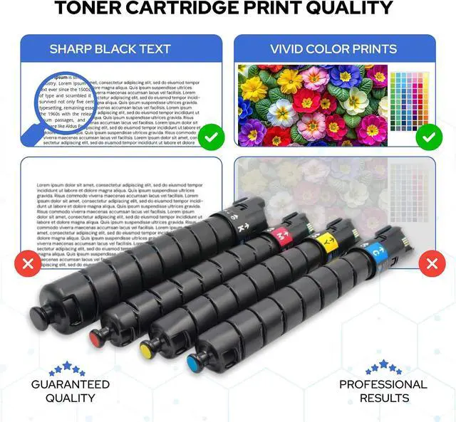 Alt view image 5 of 7 - Toner Pros Compatible Toner Cartridges for Lexmark CX942/943/944 High Yield Replacement for OEM 83D0HK0, 83D0HC0, 83D0HM0, 83D0HY0 Black, Cyan, Magenta, Yellow 4-Pack