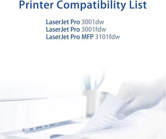 Alt view image 2 of 6 - 138A Toner Cartridges Black 2PK High Yield Replacement for HP 138A W1380A W1380X Compatible with HP Laser Jet Pro 3001fdw 3001dw MFP 3101fdw Printer