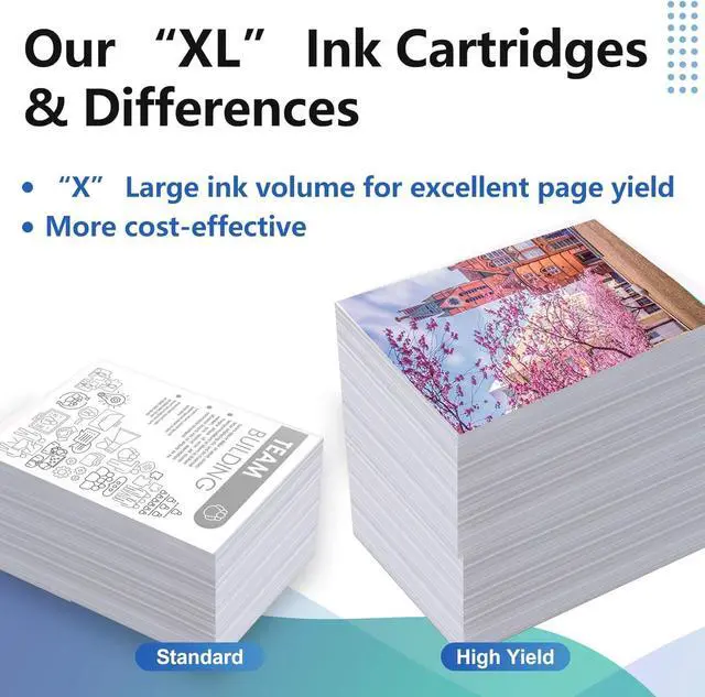 Alt view image 7 of 7 - 962XL Ink Cartridges Replacement for HP 962XL Ink Cartridges Combo Pack Work for Officejet Pro 9015e 9010 9015 9025e 9018 9020 9025 9018e 9012e 9016 Printer Black Color (4 Pack)