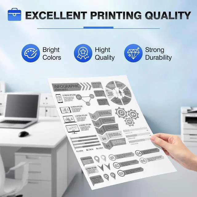 Alt view image 6 of 7 - 10A Q2610A High Yield Black Toner Cartridge Replacement for HP LaserJet 2300 2300d 2300dn 2300dtn 2300n Printer, 1 Pack with Chip