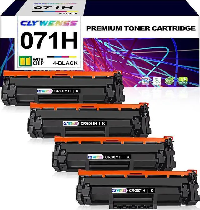 Main image of 071H 071 High Capacity Toner Cartridge Replacement for Canon 071H CRG071H CRG-071 H Black for ImageClass LBP122dw MF273dw MF275dw LBP122 LBP120 MF270 MF272dw Printer (4-Pack)