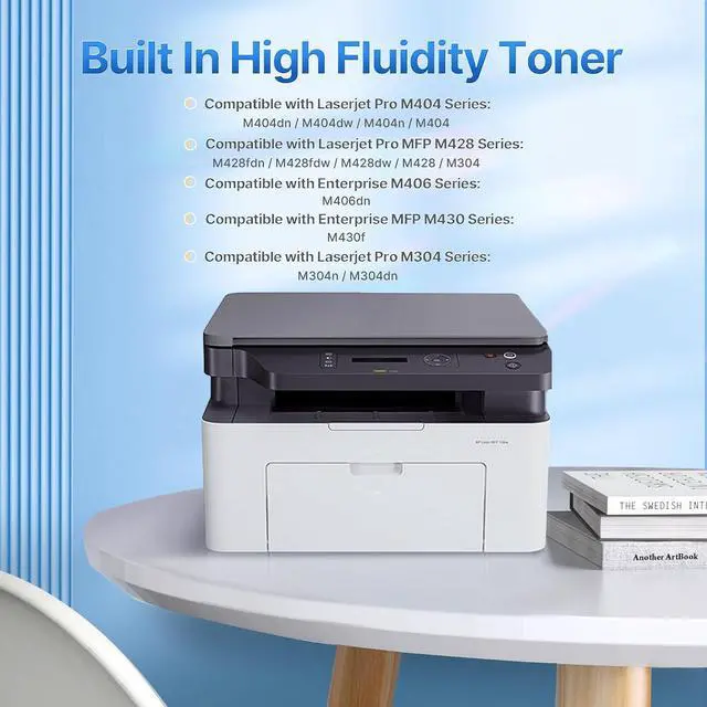 Alt view image 2 of 5 - GANADAS 58X Toner Cartridge (with Chip) Compatible Replacement for HP 58X CF258X 58A CF258A for LaserJet MFP M428fdw M428fdn M428dw M404 M428 Pro M404n M404dw M404dn Printer (2 Pack,Black)