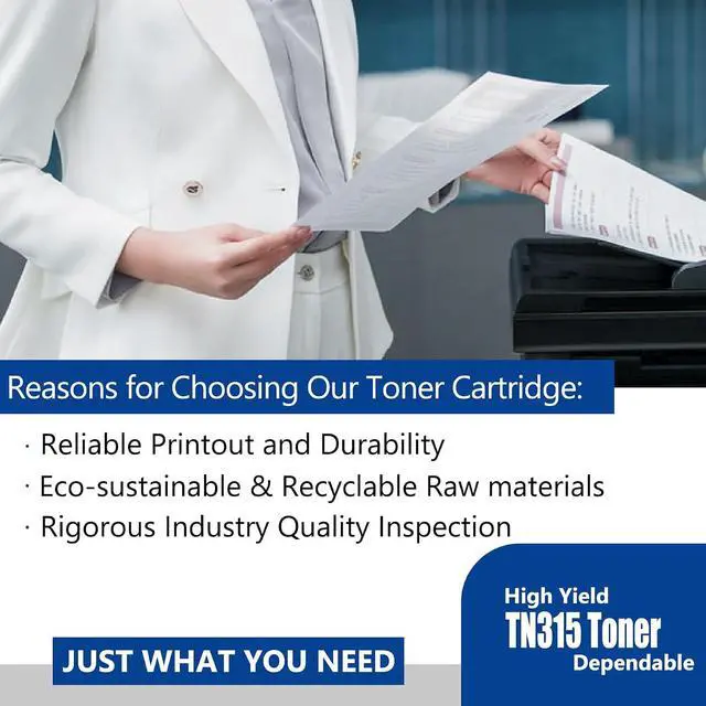 Alt view image 3 of 7 - TN315 Toner Cartridge High Yield 4-Pack TN-315 BK/C/M/Y Toner HL-4570CDW