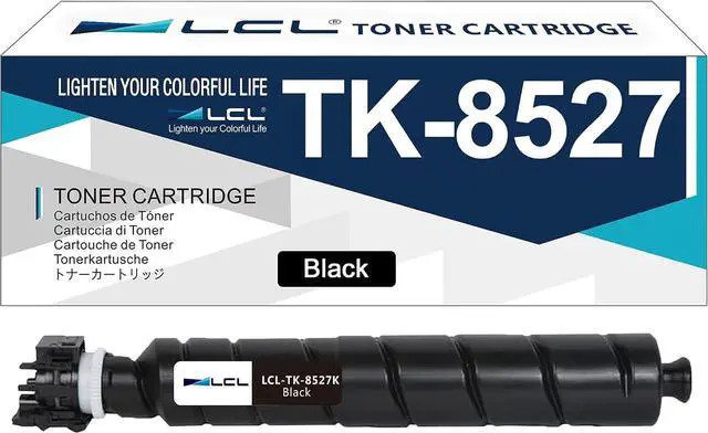Main image of LCL TK-8527 TK-8529 Black Toner Cartridge Replacement for Kyocera TK-8527K TK-8529K for Kyocera TASKalfa 3552ci 3553ci 4052ci 4053ci Printers (1-Pack)