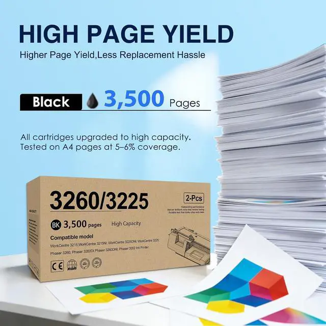 Alt view image 3 of 7 - 106R02777 Black High Capacity Toner Cartridge (2-Pack,3500 Pages)