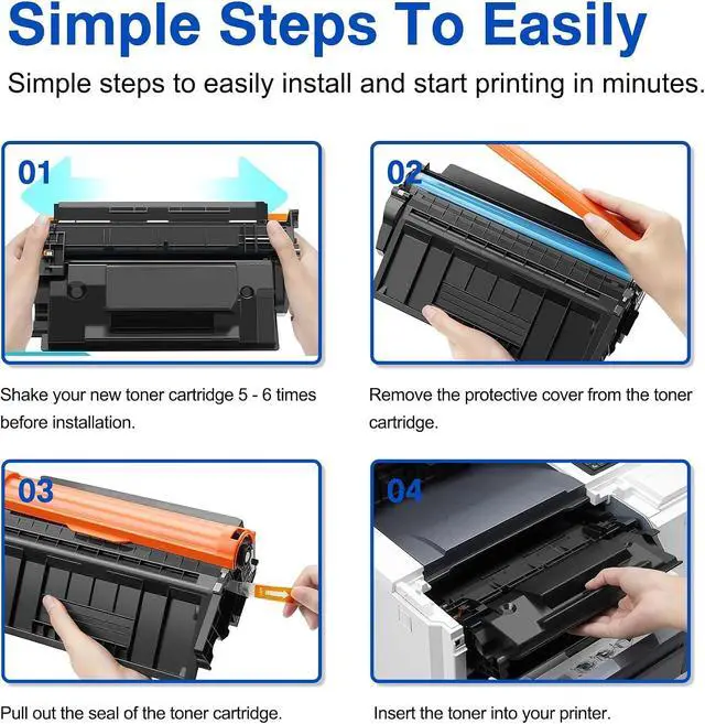 Alt view image 7 of 7 - 89A Black Toner Cartridge (with Chip) 2-Pack