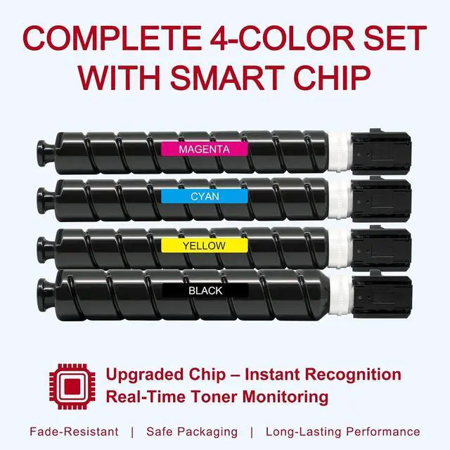 Alt view image 3 of 7 - GPR55 4Pack Toner Cartridges Reman for C5535i-C5560i, 264k Pages