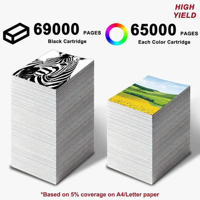 Alt view image 4 of 7 - GPR55 4Pack Toner Cartridges Reman for C5535i-C5560i, 264k Pages