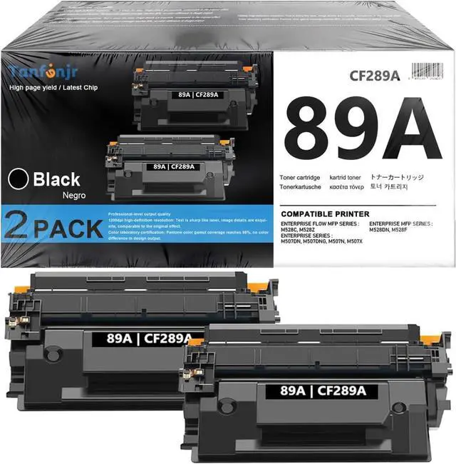 Main image of 89A Black Toner Cartridge (with Chip) 2-Pack