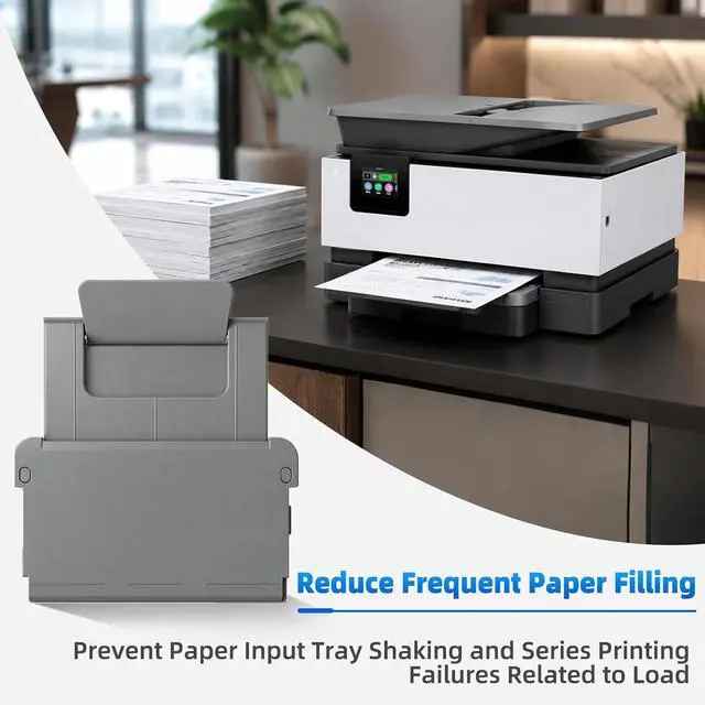 Alt view image 4 of 7 - Printer Paper Output Tray Compatible with HP OfficeJet Pro 9020 9023 9025e Printer