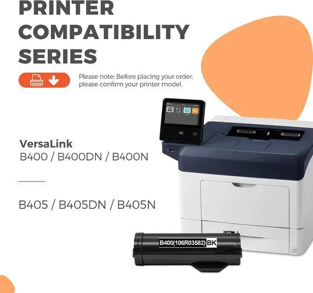 Alt view image 2 of 6 - B400 B405 106R03582 Black Toner 2 Pack Versalink B400/B405 Toner
