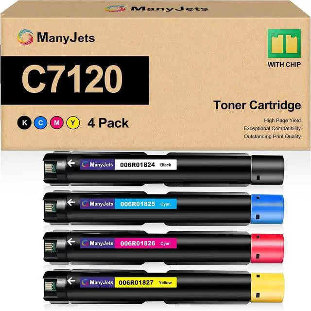 Main image of C7120 C7125 C7130 Toner Cartridges 4-Pack High Yield (BK/C/M/Y)