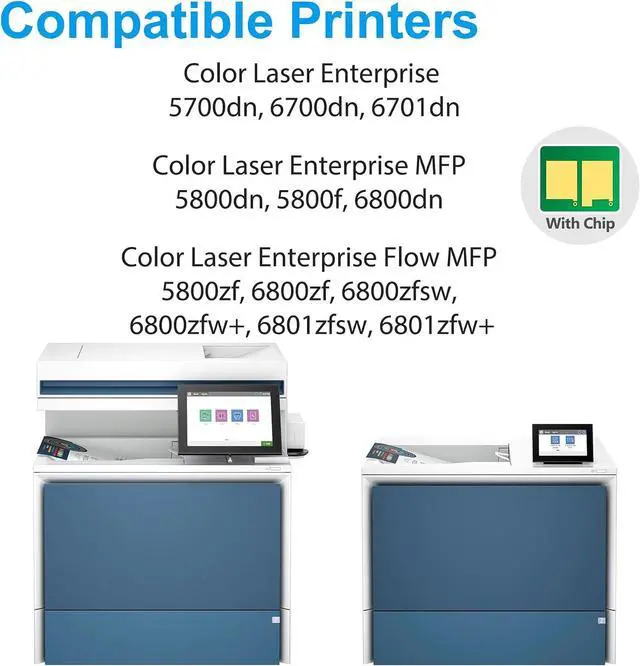 Alt view image 2 of 7 - 213A Toner Cartridges 4 Pack (KCMY) Compatible for HP 213A 213X