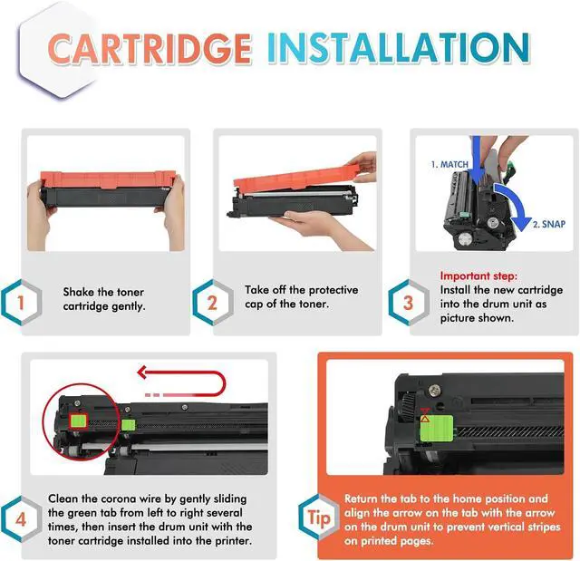 Alt view image 5 of 7 - TN229XL TN229 Toner Cartridges 4 Pack MFC-L3780CDW MFC-L3720CDW
