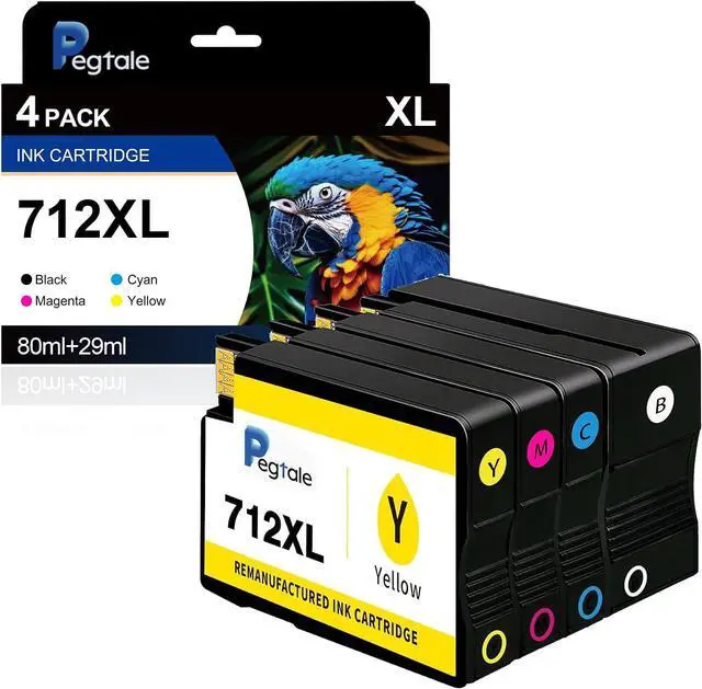 Main image of 712XL Ink Cartridges Replacement for HP 712 712XL 712 XL