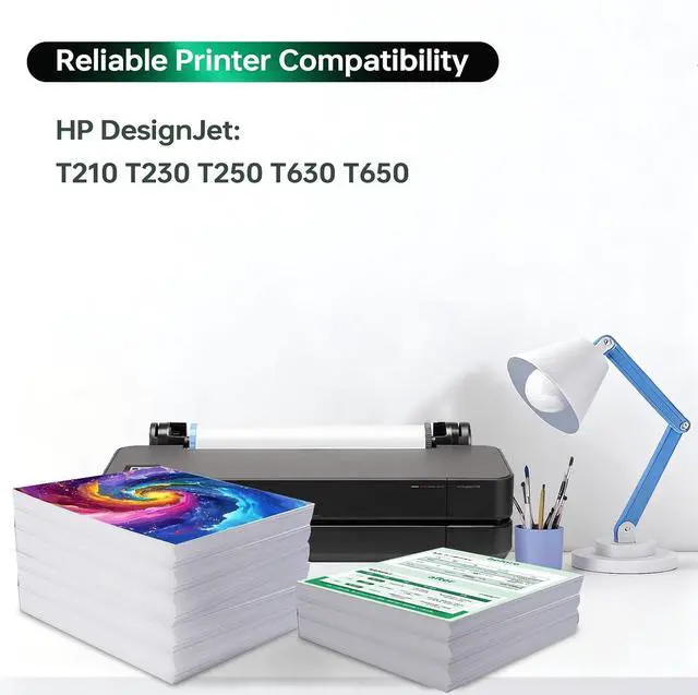 Alt view image 2 of 7 - 712XL Ink Cartridges Replacement for HP 712 712XL 712 XL