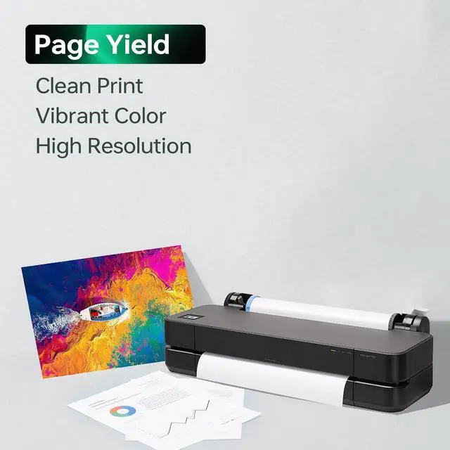 Alt view image 5 of 7 - 712XL Ink Cartridges Replacement for HP 712 712XL 712 XL