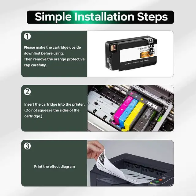 Alt view image 6 of 7 - 712XL Ink Cartridges Replacement for HP 712 712XL 712 XL