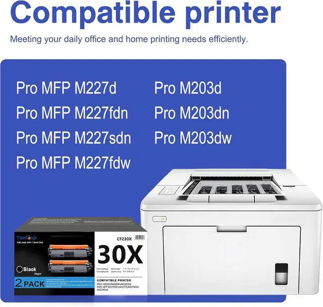 Alt view image 2 of 7 - 30X CF230X Toner Cartridge Black 2-Pack