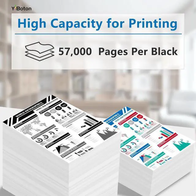 Alt view image 2 of 6 - 2-Pack TN328K TN328 TN-328 Black High Yield Toner Cartridge Replacement for Konica Minolta Bizhub C250i C300i C360i C7130i Printer.Total 57,000 Pages