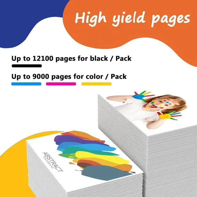 Alt view image 3 of 6 - VersaLink C500 / C505 Extra High Capacity Toner Cartridge (4-Pack, Black/Cyan/Magenta/Yellow): 106R03869 106R03866 106R03867 106R03868 Toner Cartridge Replacement for Xerox VersaLink C500 C505 Printer