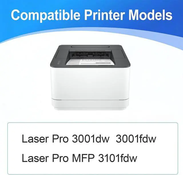 Alt view image 2 of 6 - 138A W1380A Black Toner Cartridge 1-Pack Replacement for HP 138X W1380X 138A W1380A Work for Laser Pro 3001dw 3001fdw, Laser Jet Pro MFP 3101fdw Series Printer, W1380 138X 138A