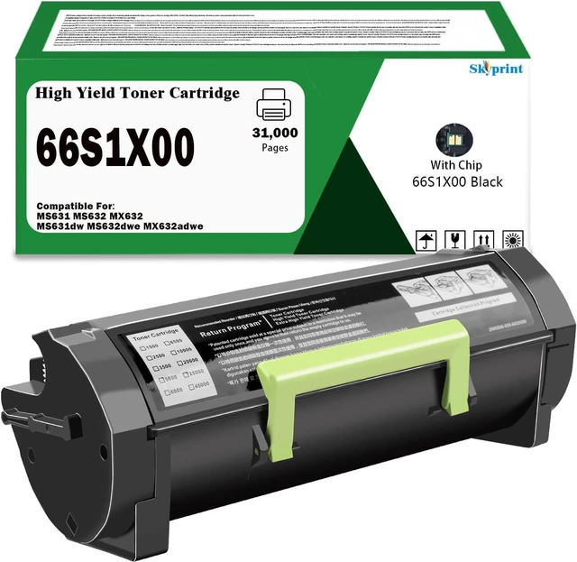 Main image of SkyPrint 66S1X00 High Yield Toner Cartridge for Lexmark 66S1X00 66S0X0G