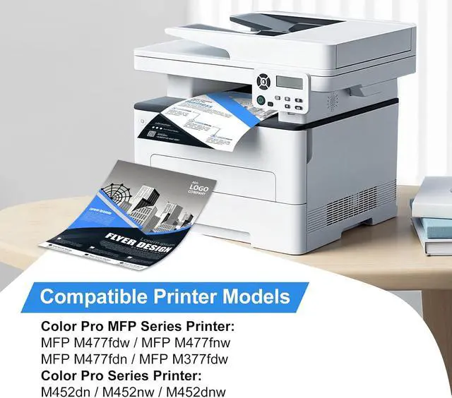 Alt view image 2 of 7 - 410A Toner Cartridges for HP 410A Toner Cartridge 4 Pack