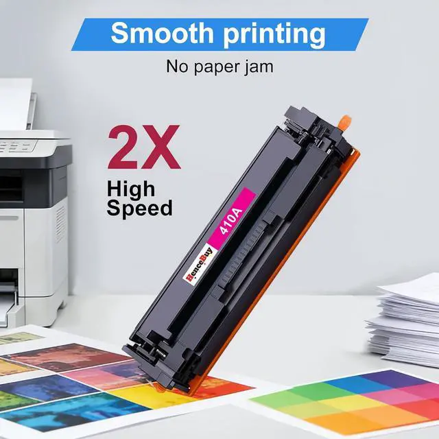 Alt view image 5 of 7 - 410A Toner Cartridges for HP 410A Toner Cartridge 4 Pack